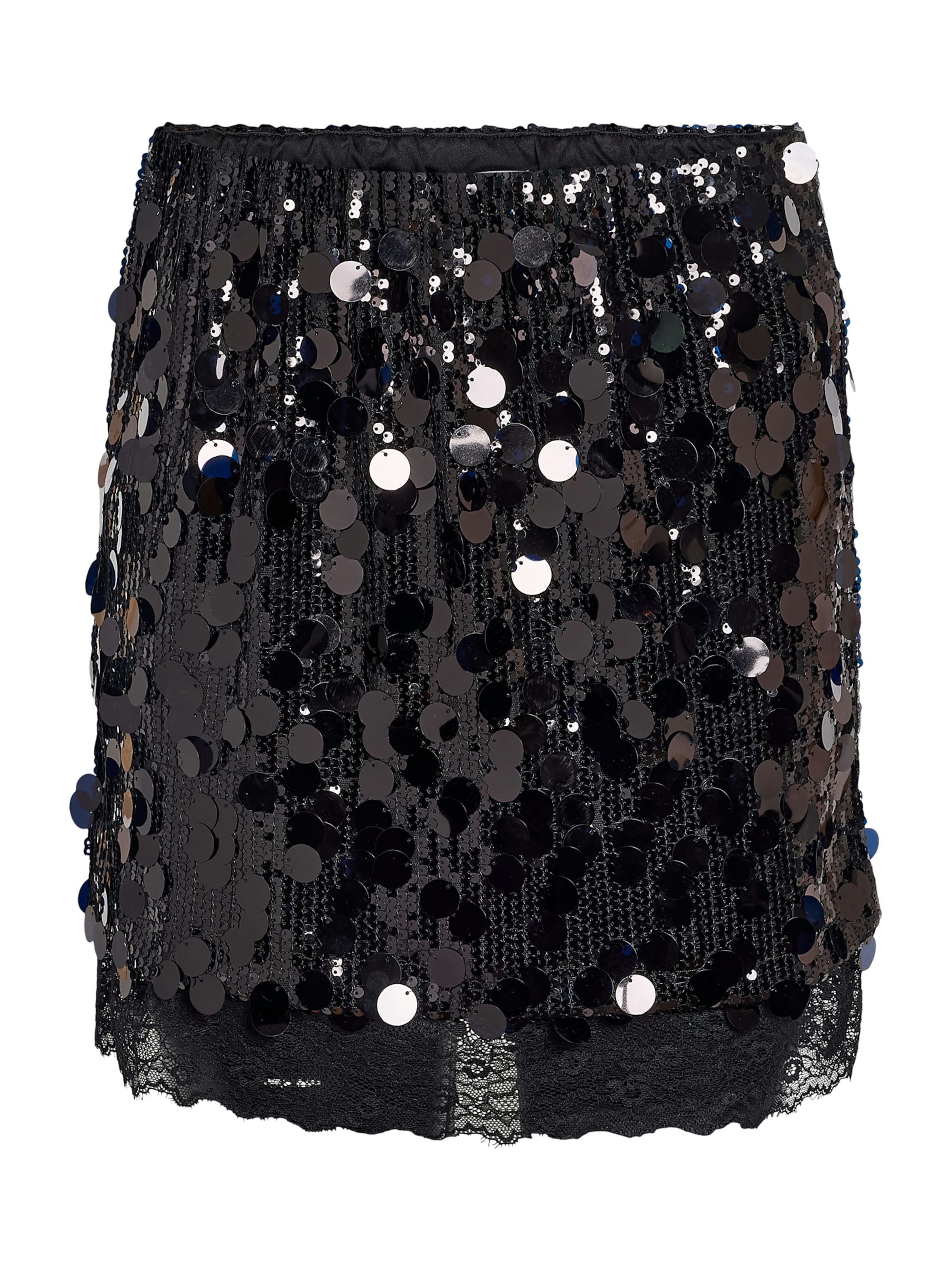 Noisy may Skirt 'NMELVA' in Black: front
