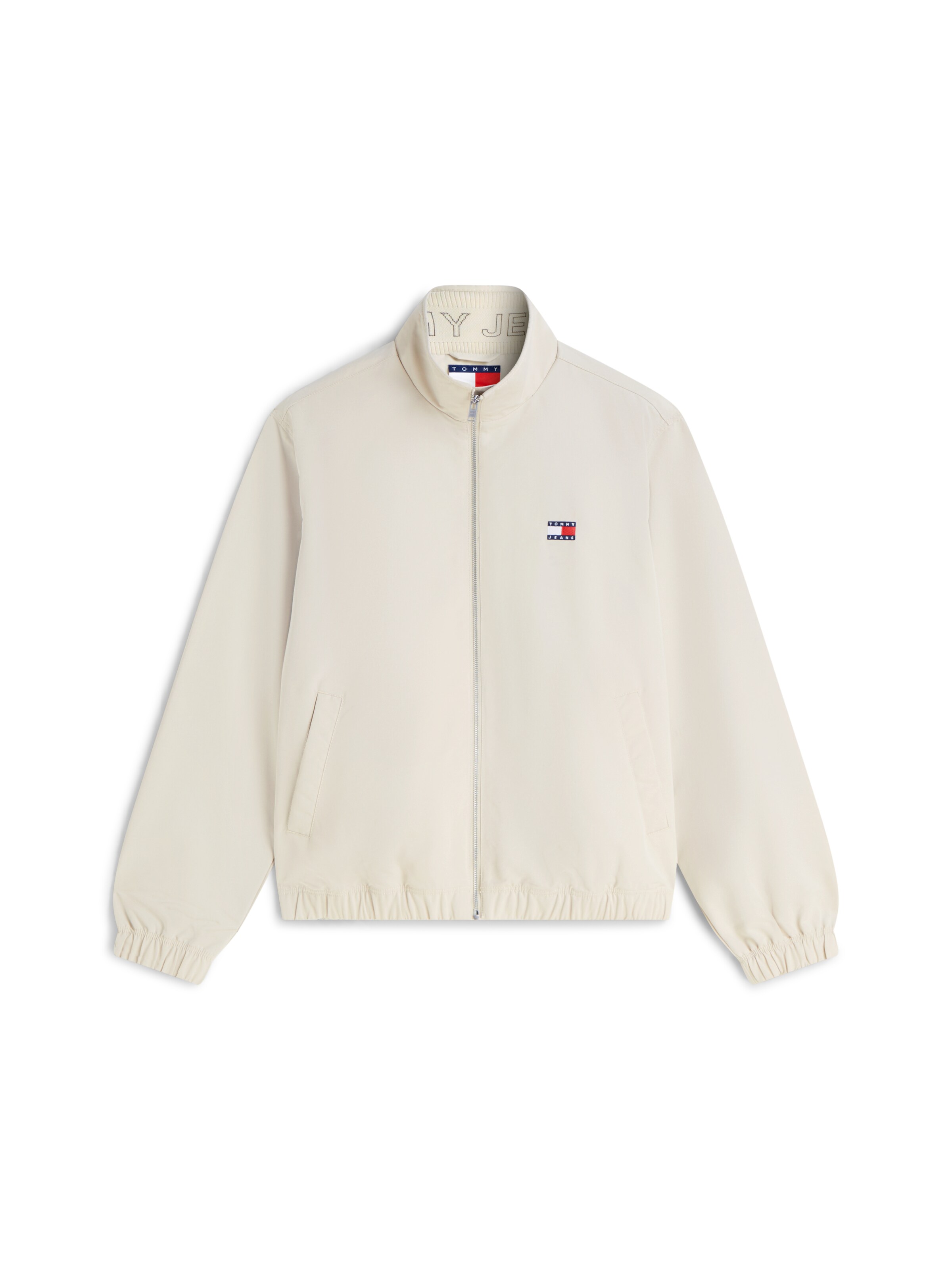 Tommy Jeans Демисезонная куртка 'ESSENTIAL' в Бежевый: спереди