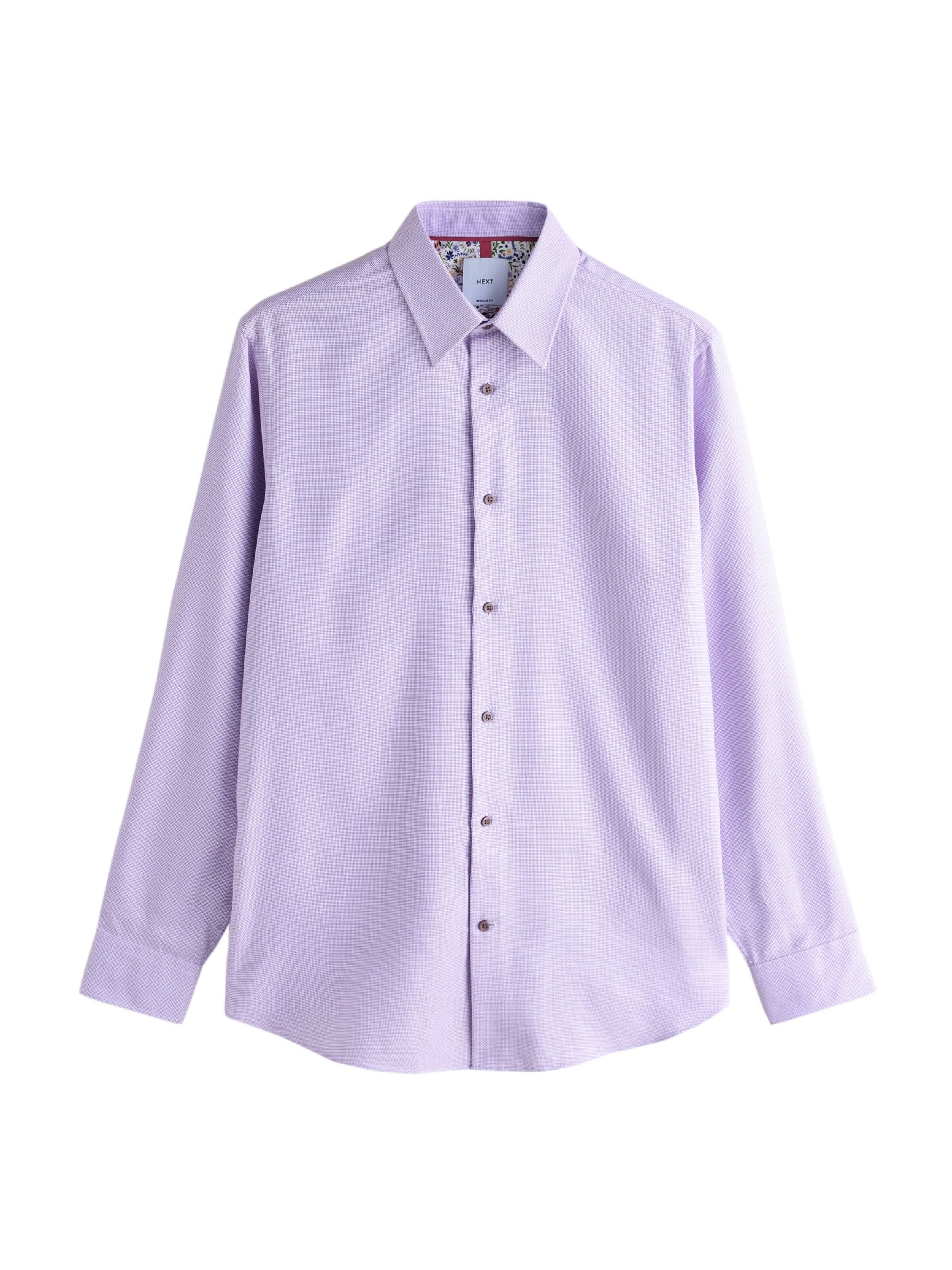 Next Overhemd in Lila: voorkant
