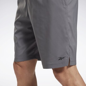 Reebok Regularen Športne hlače | siva barva