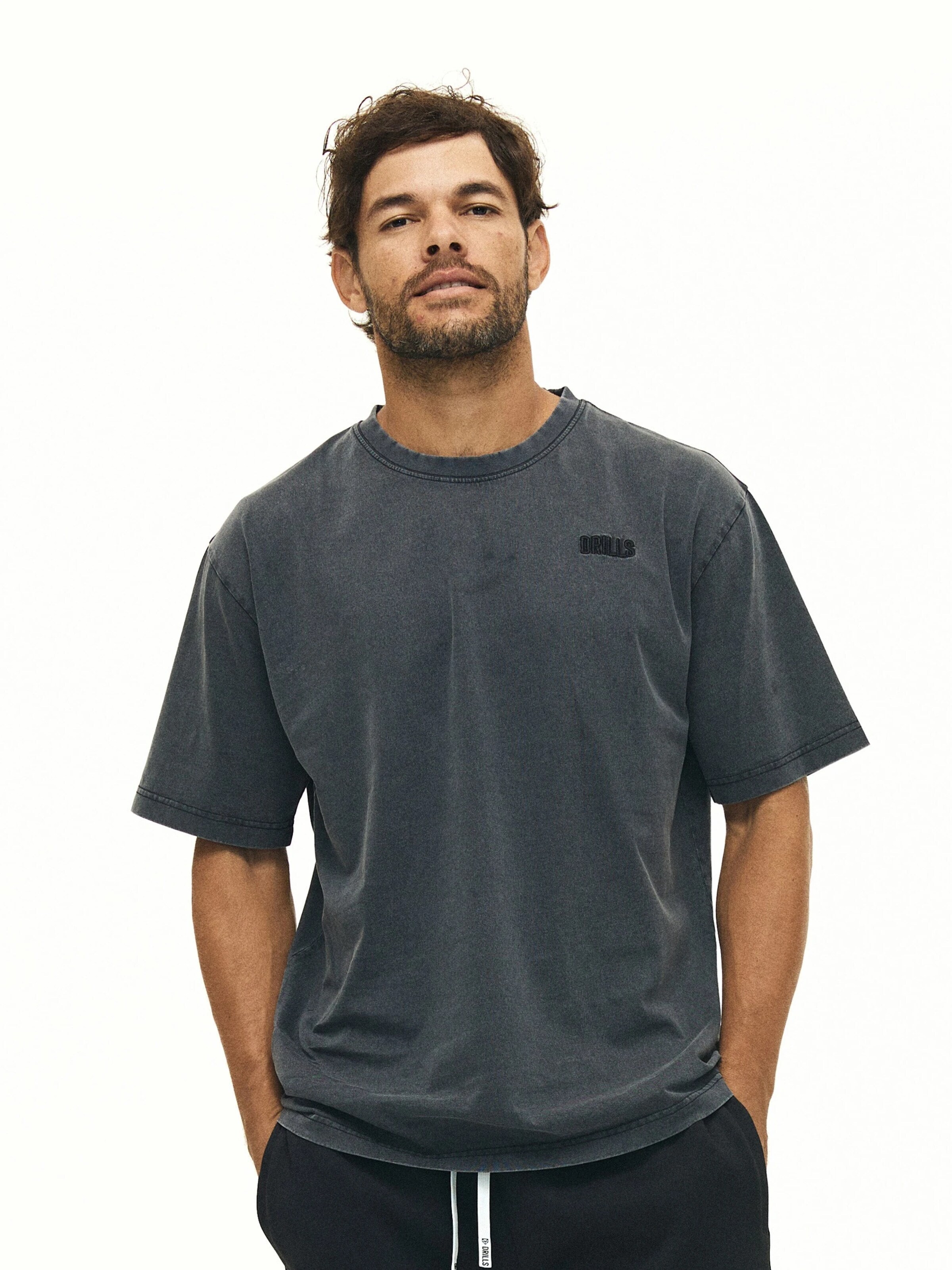 DRILLS Apparel Shirt 'RECREATION Core' in Grey: front
