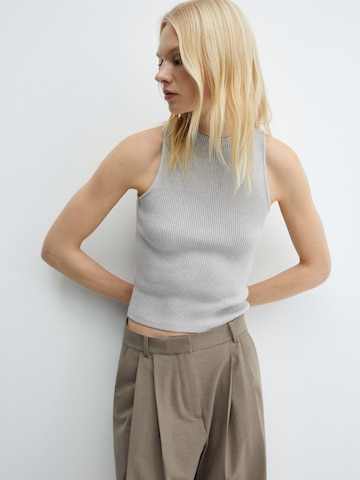 MANGO Top 'GASPARIN' in Grey: front