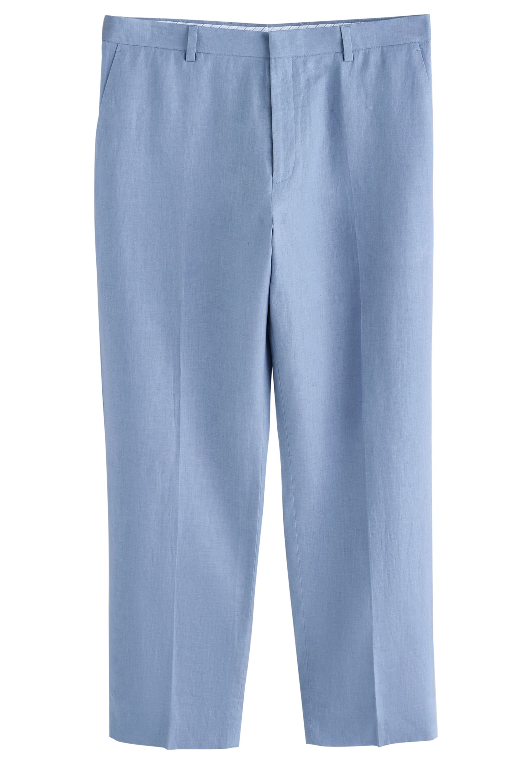 mėlyna Next Prigludęs Kelnės su kantu: priekis