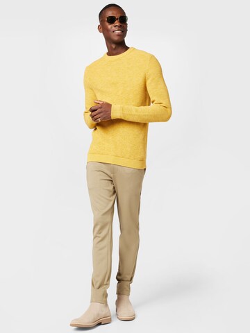 Pull-over 'Vince' SELECTED HOMME en jaune