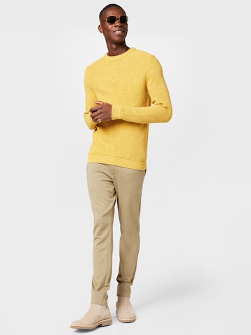 SELECTED HOMME Sweater 'Vince' in Yellow