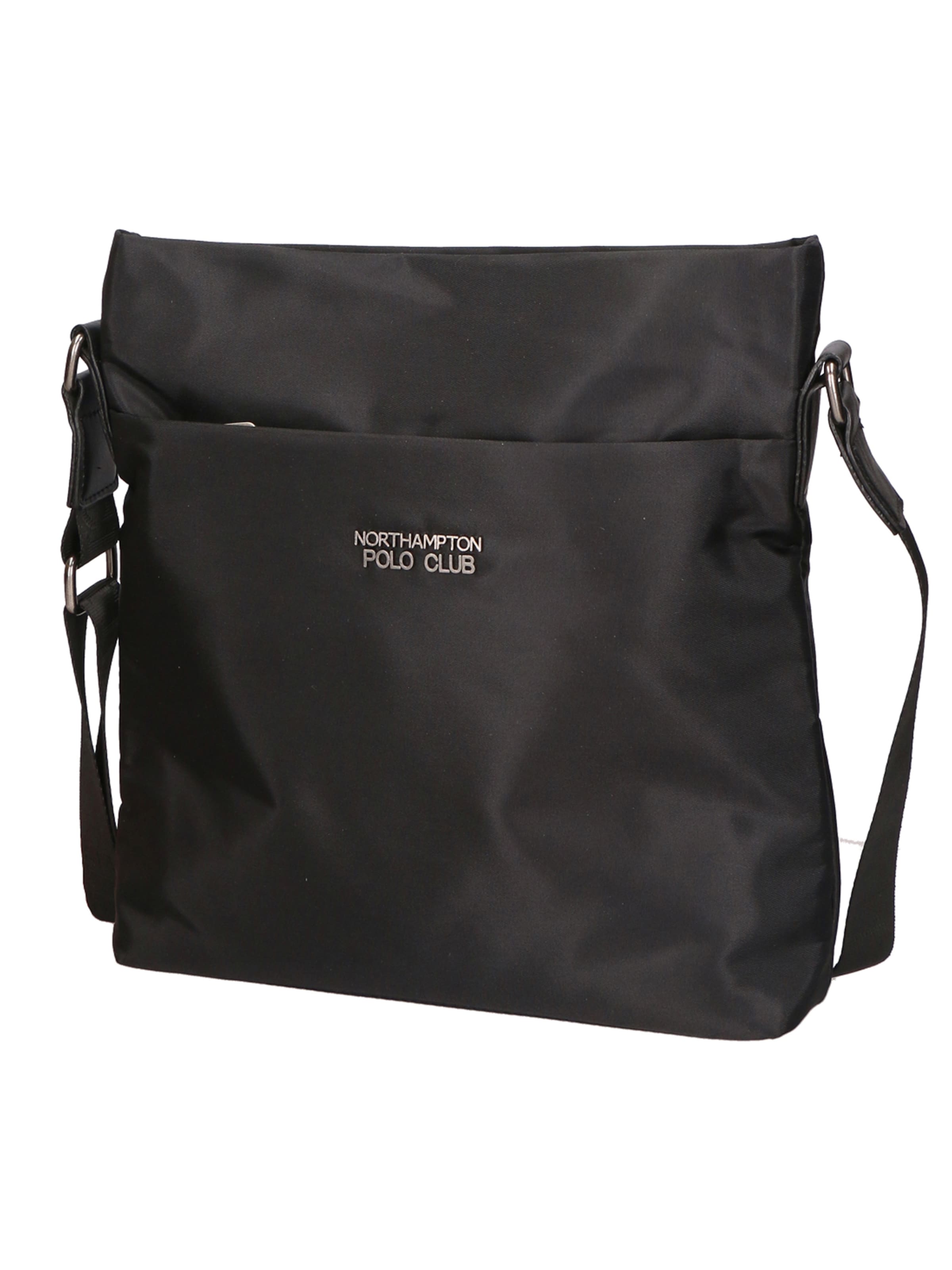 Borsa a tracolla di Northampton Polo Club in nero: frontale