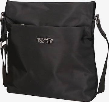 Northampton Polo Club Schultertasche in Schwarz: Vorderseite