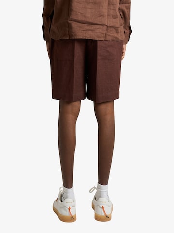 Loosefit Pantaloni con piega frontale di SSEINSE in marrone
