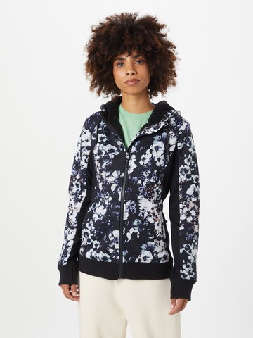 ROXY Athletic Fleece Jacket in Black: front