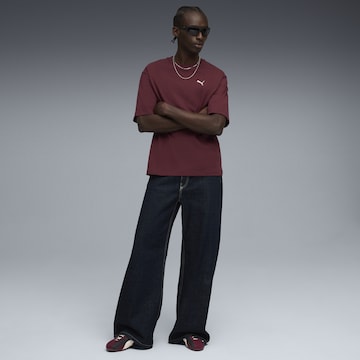 PUMA T-Shirt 'Wardrobe Ess' in Rot