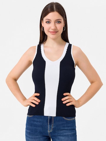 Pullover di Dandalo in blu: frontale