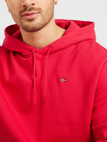 NAPAPIJRISweater majica 'BALIS' - crvena boja