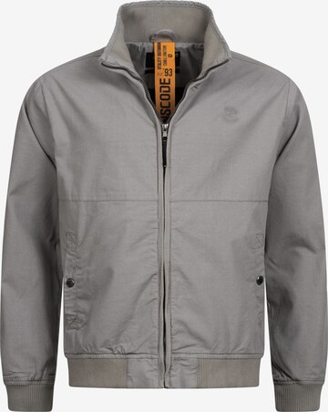 INDICODE JEANS Between-Season Jacket ' Forty ' in Grey: front