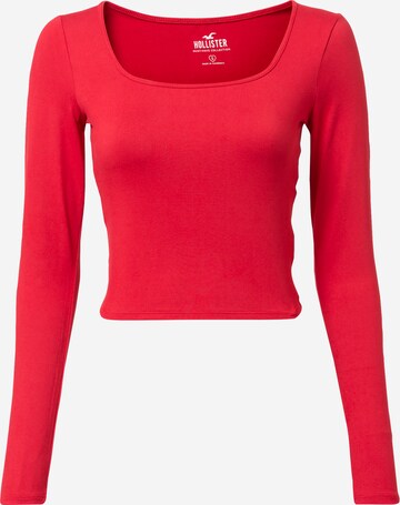 HOLLISTER - Camiseta en rojo: frente