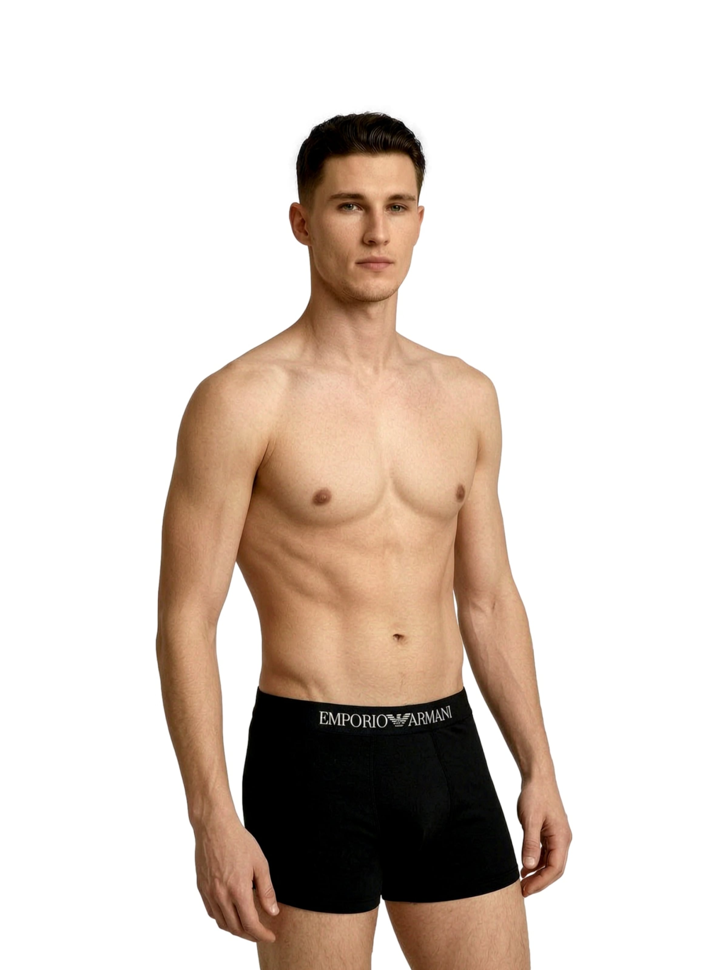 Emporio Armani Боксерки в синьо: отпред