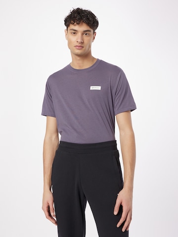RVCA - Camiseta funcional en lila: frente