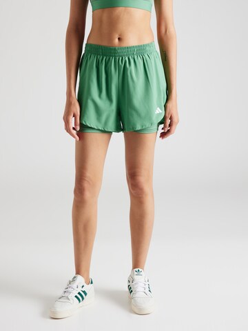 Regular Pantaloni sport 'Minimal Made For Training' de la ADIDAS PERFORMANCE pe verde: față