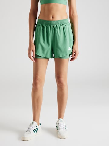 ADIDAS PERFORMANCE - Regular Calças de desporto 'Minimal Made For Training' em verde: frente