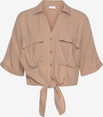 LASCANA - Blusa en beige: frente