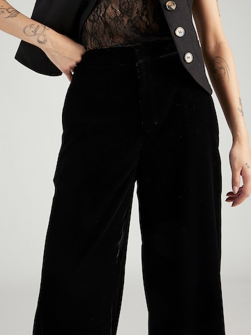 Lauren Ralph Lauren - Perna larga Calças 'JINJAY' em preto