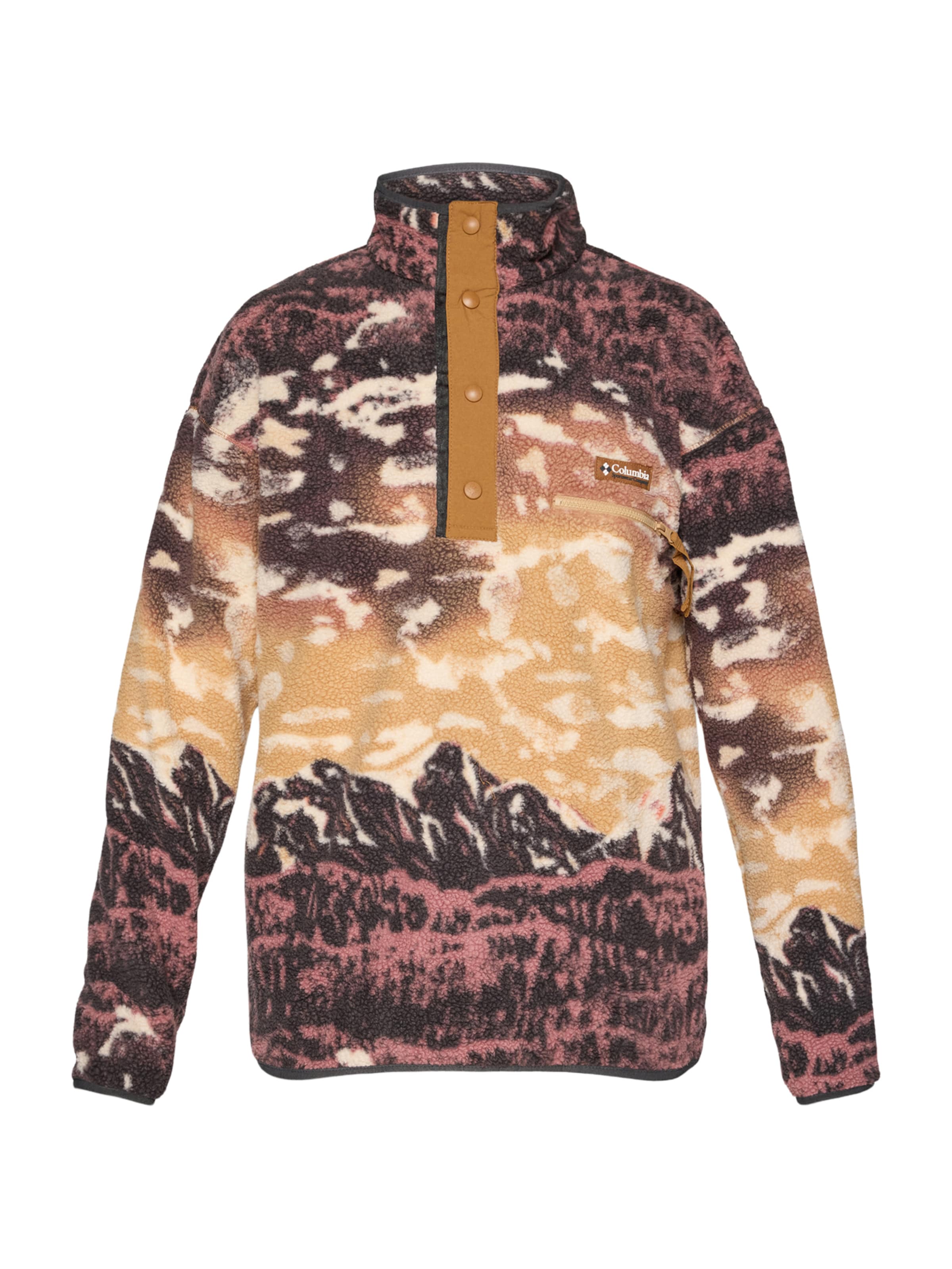 Pulovere sport 'Helvetia™ II' COLUMBIA pe maro cappuccino / roz pal / negru / alb murdar, Vizualizare produs