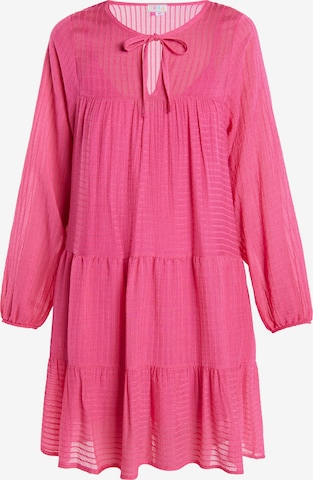 Robe IZIA en rose : devant