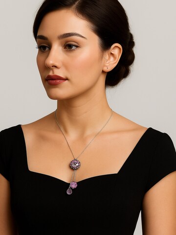 COLLEZIONE ALESSANDRO Necklace 'Valea' in Purple