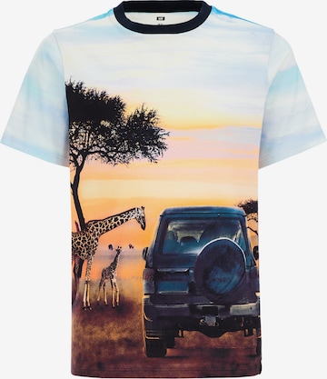 WE Fashion Shirt in Blauw: voorkant