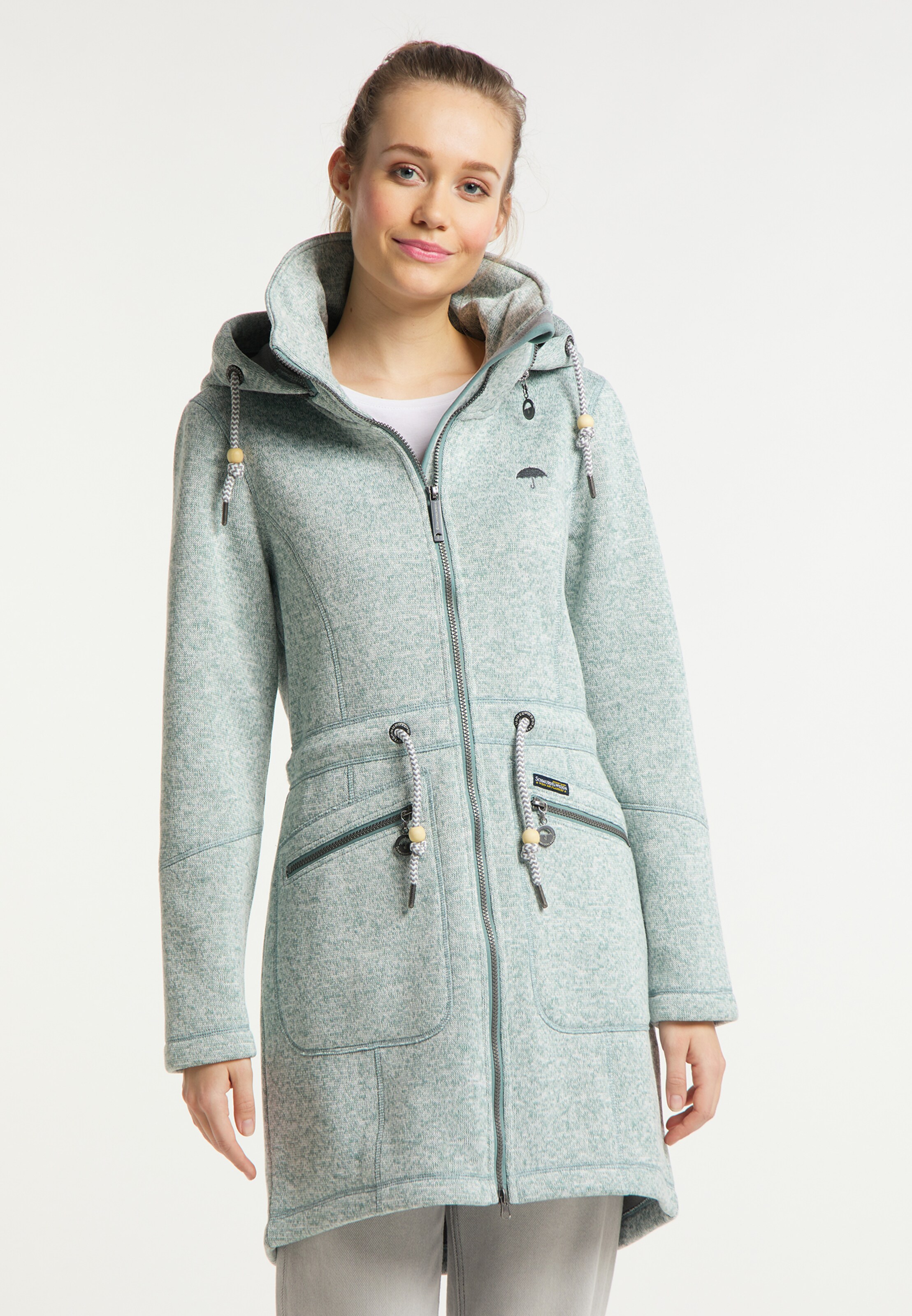 Frauen Jacken Schmuddelwedda Fleecejacke in Graumeliert - PO58746 Frauen Jacken Schmuddelwedda Fleecejacke in Graumeliert - PO58746