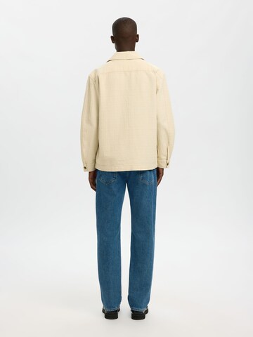 SELECTED - Ajuste regular Camisa en beige