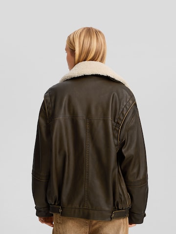 Veste mi-saison Bershka en marron