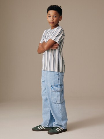 Next Wide Leg Jeans in Blau