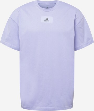 purpurinė ADIDAS PERFORMANCE Sportiniai marškinėliai: priekis