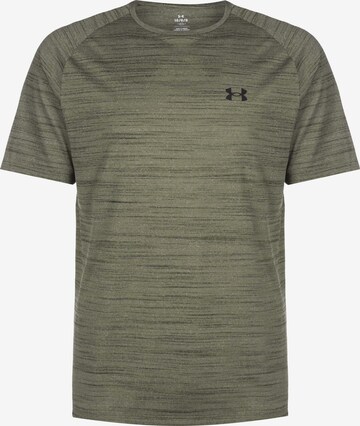 UNDER ARMOUR Performance Shirt 'Tiger' in Green: front
