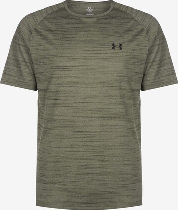 UNDER ARMOUR Funktionsshirt 'Tiger' in Grün: predná strana