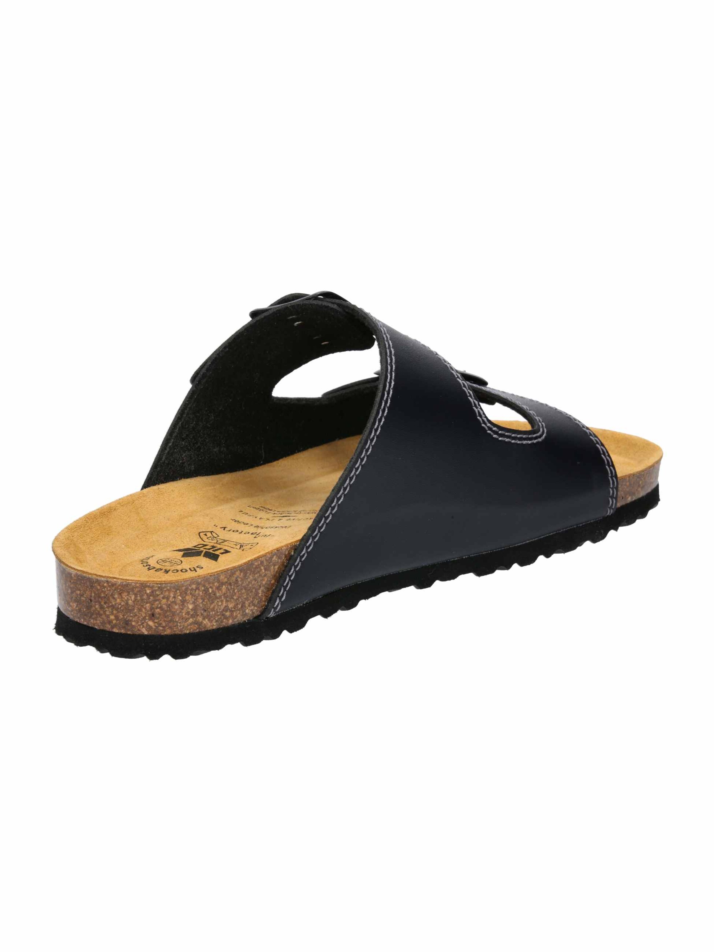 LICO Pantolette 'Bioline' in Schwarz