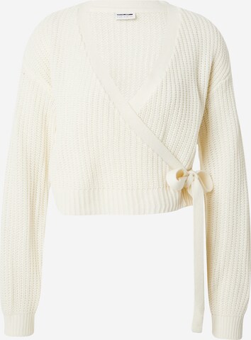 Cardigan 'CAIO' Noisy may en beige : devant