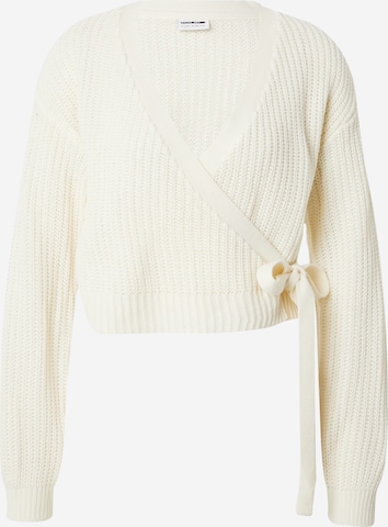 Cardigan 'CAIO' Noisy may en beige : devant