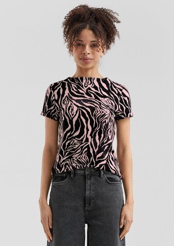T-shirt QS en rose : devant