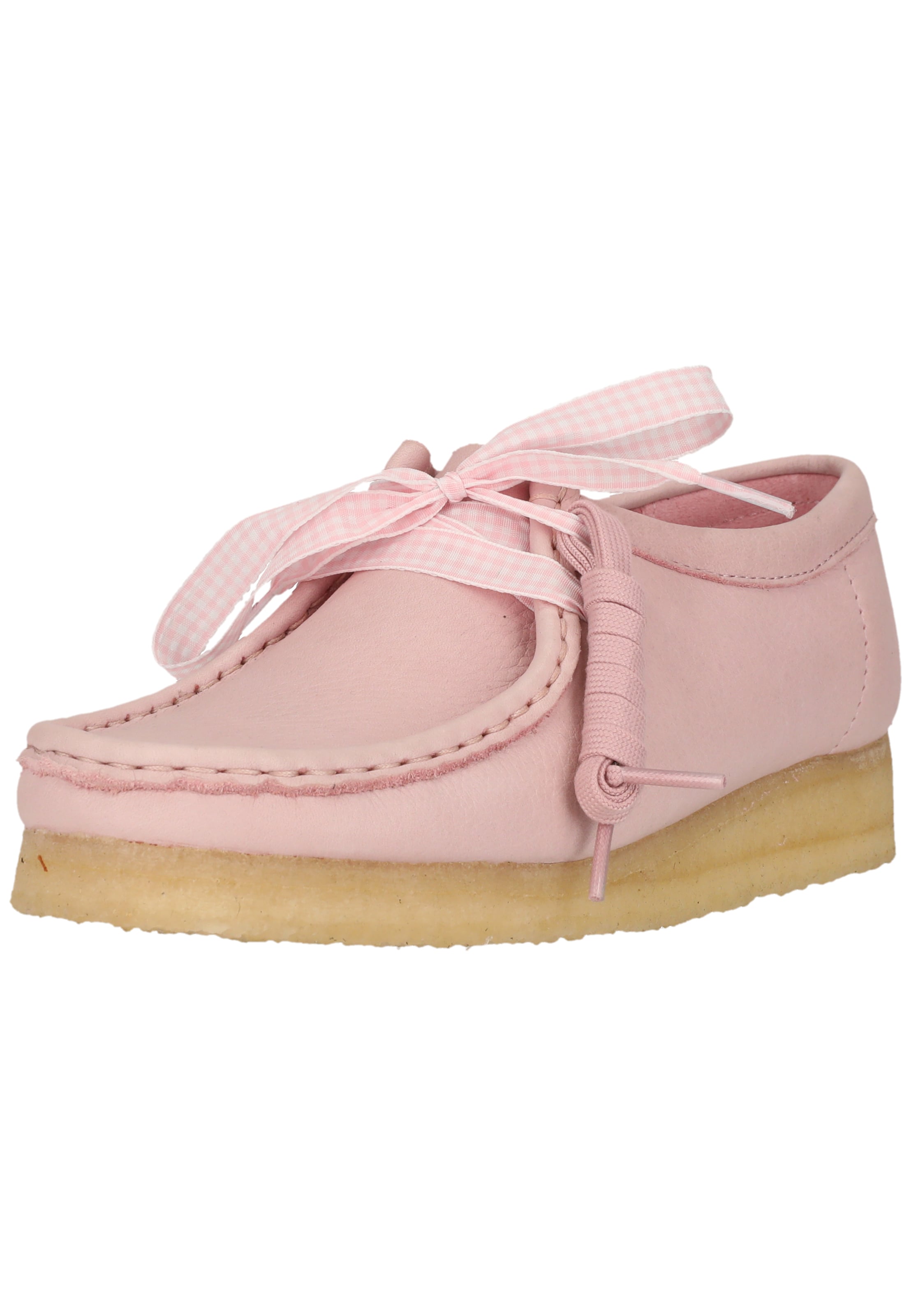 CLARKS Veterschoen 'Wallebee' in Roze: voorkant