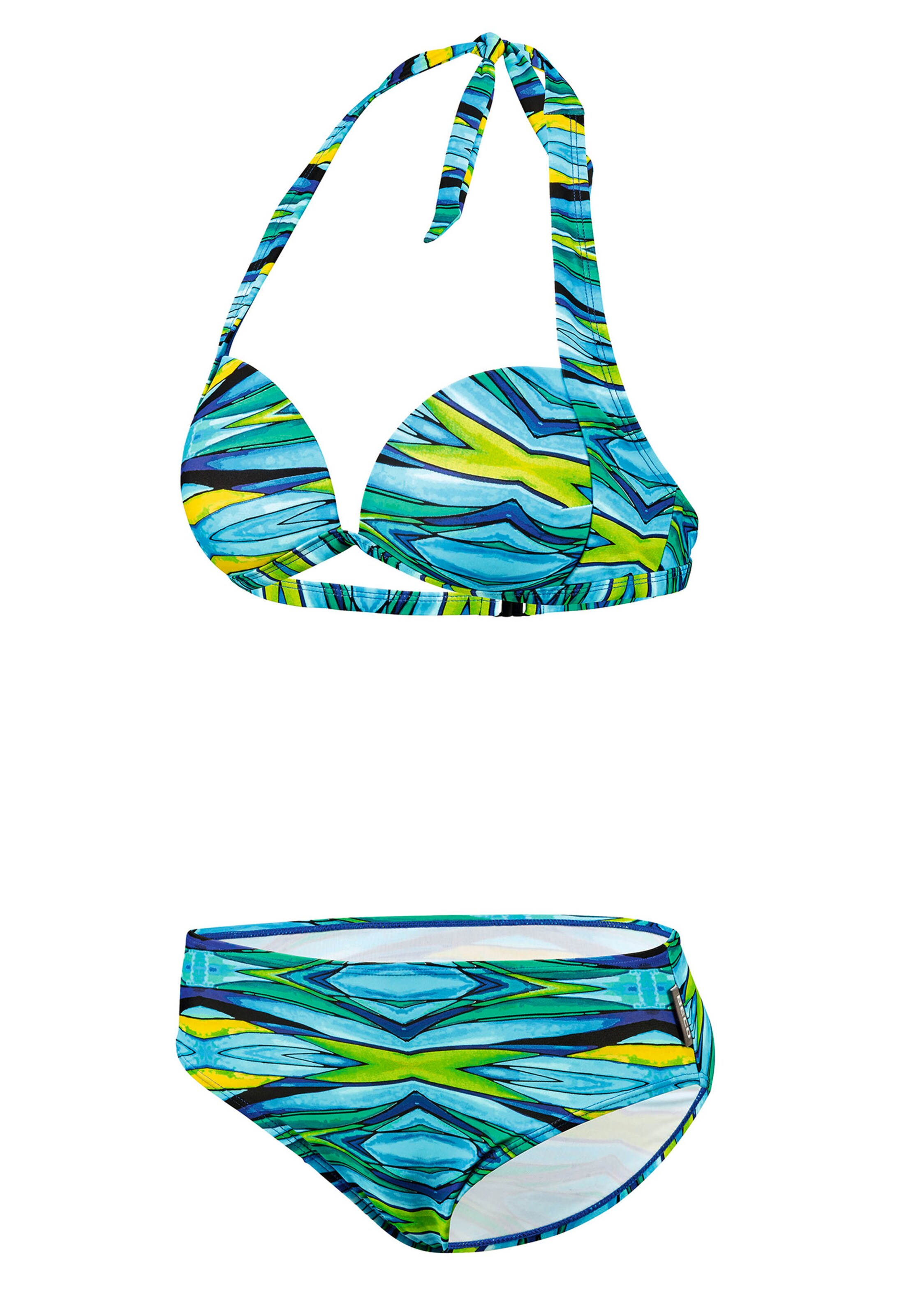BECO the world of aquasports T-shirt Bikini 'Blue Lagoon' in Groen