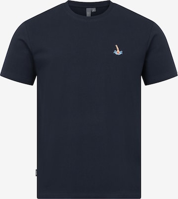 T-Shirt Ragwear en bleu : devant