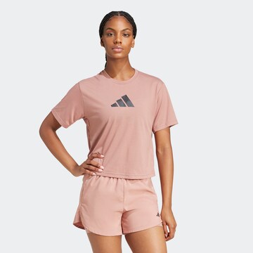 ADIDAS PERFORMANCE Funktionsshirt 'Essentials' in Pink: Vorderseite