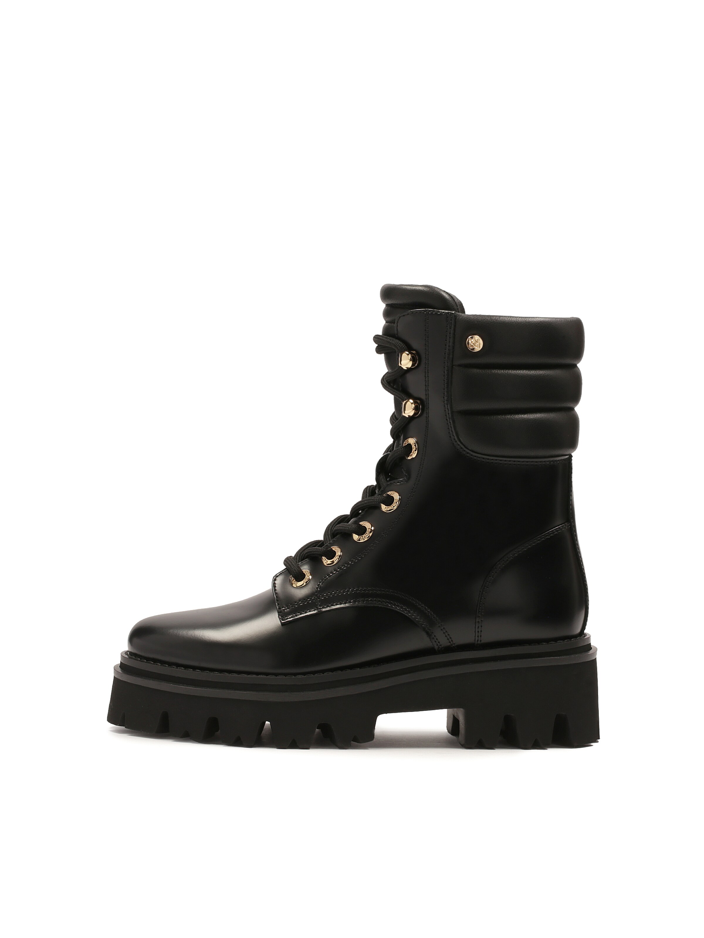 Bottines à lacets Kazar en noir : devant