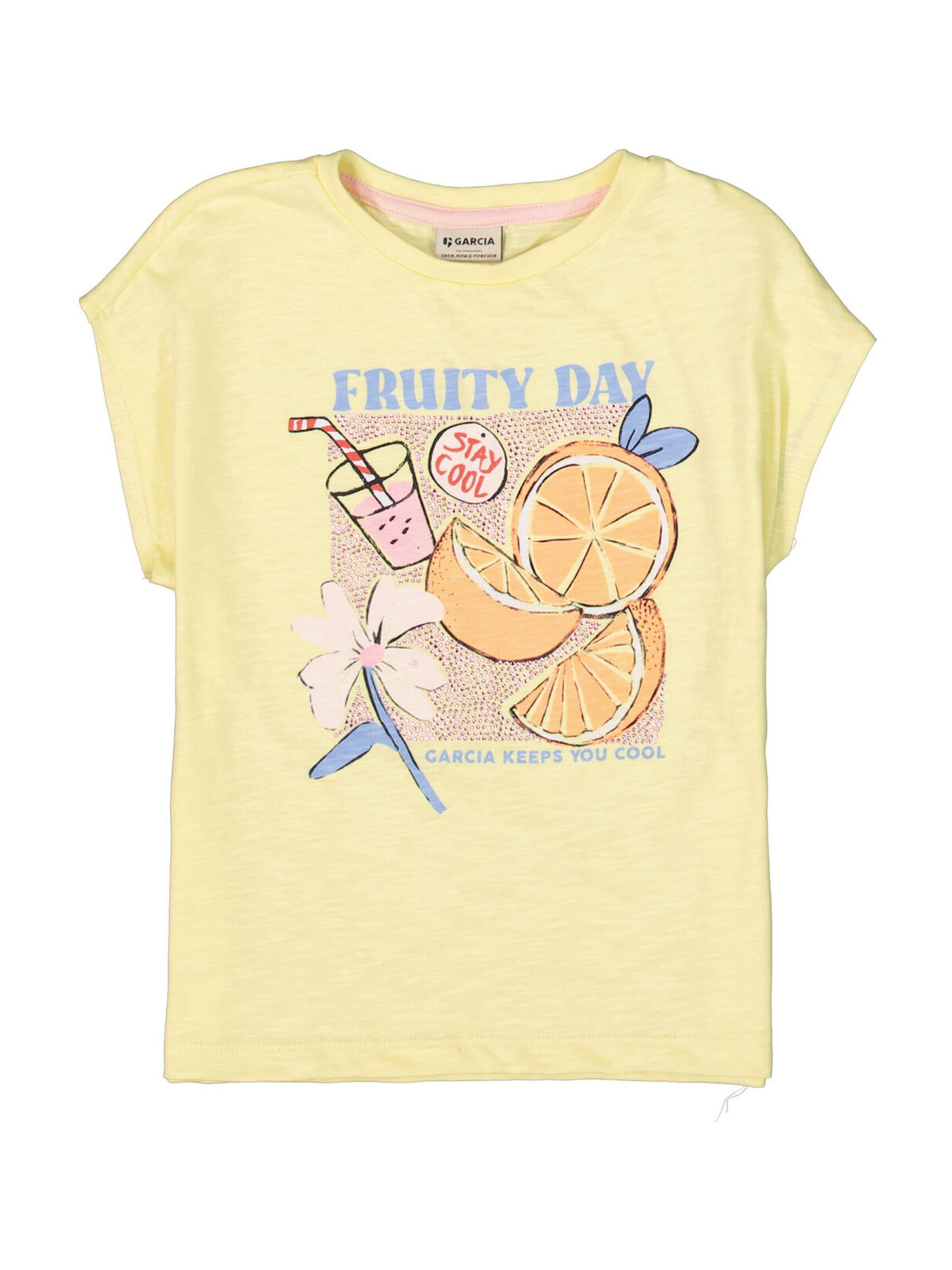 GARCIA - Camiseta en amarillo: frente