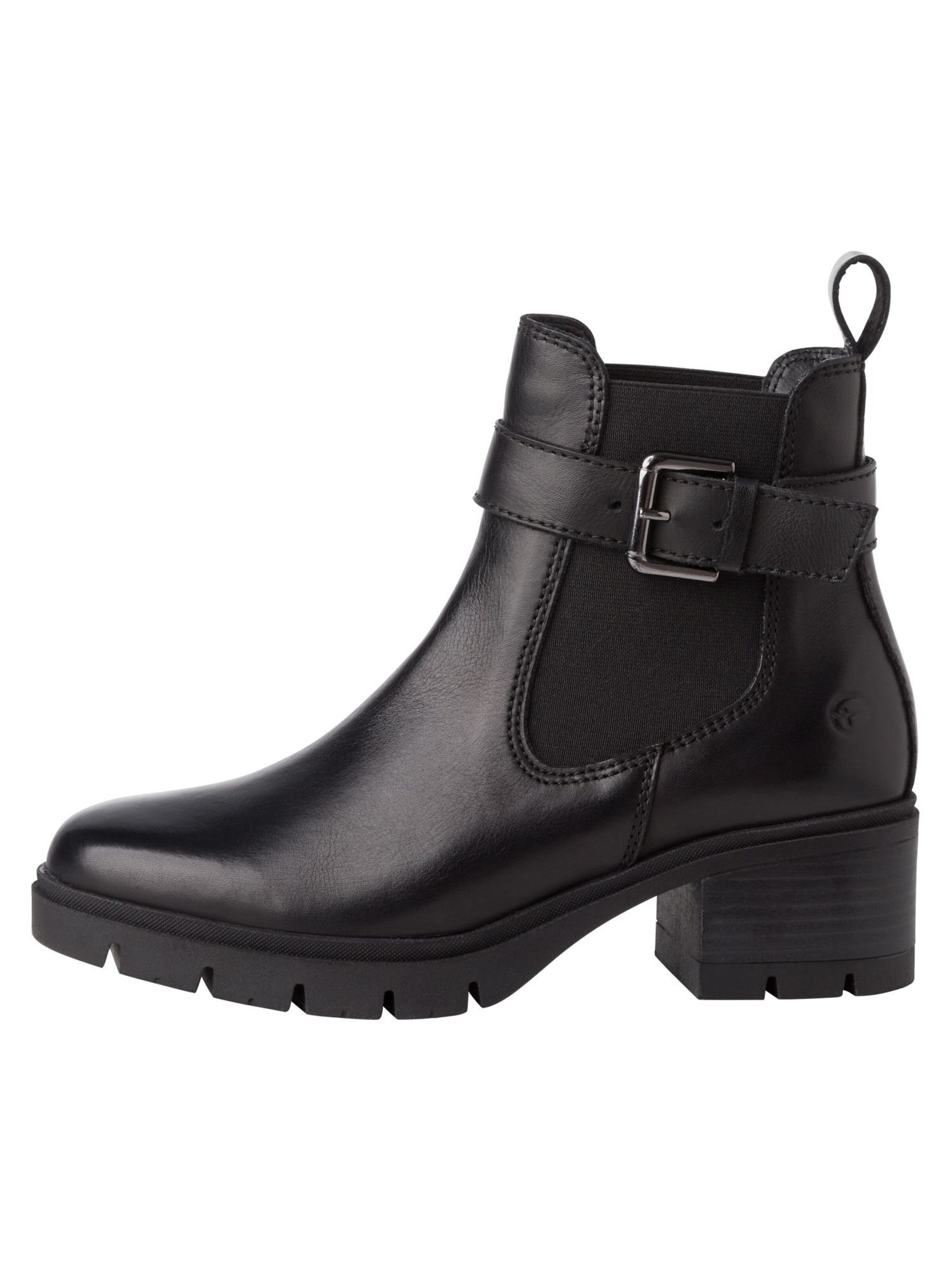 Tamaris Chelsea boots i svart