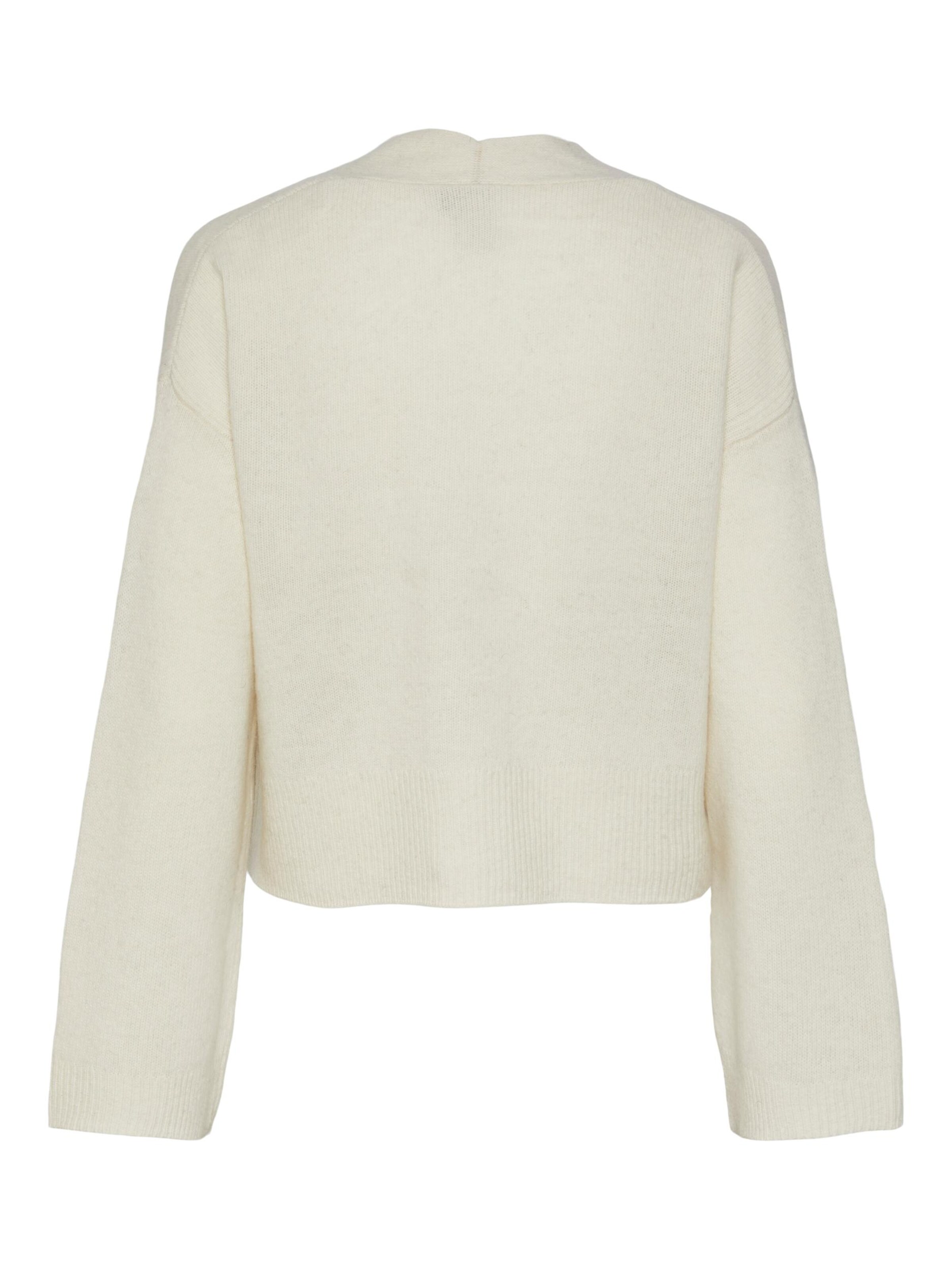 YAS Knit cardigan 'FRIDO' in Beige