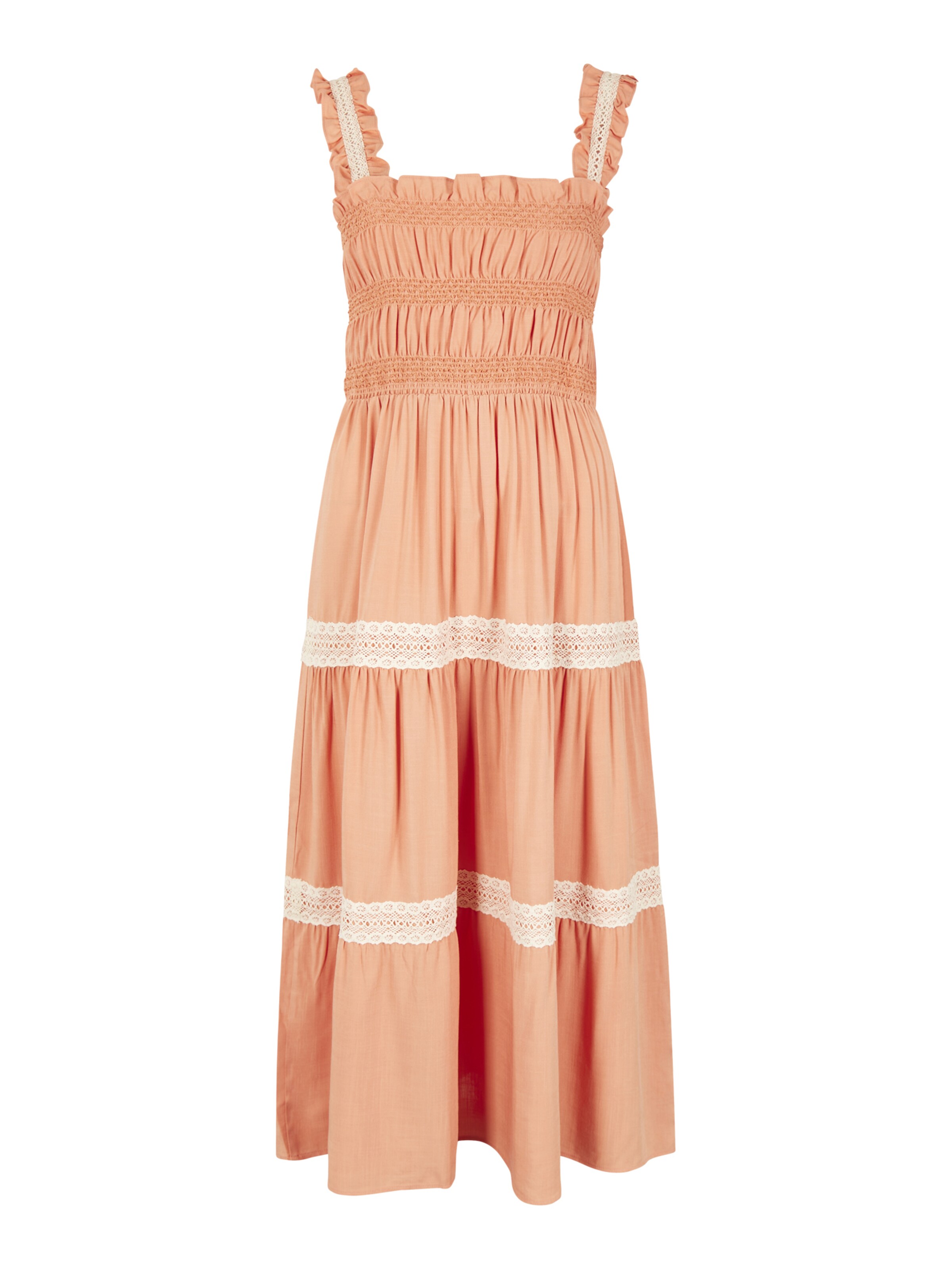 Apricot Jurk ' ' in Oranje: voorkant