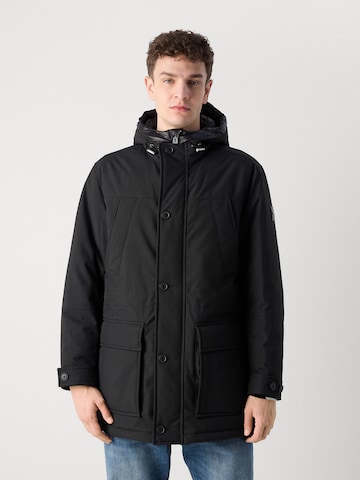 BOSS Winterjas 'H-Detoni' in Zwart