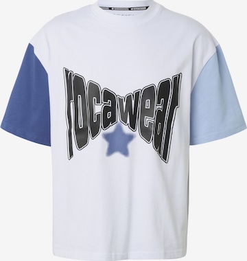 ROCAWEAR Shirt 'Colored' in White: front